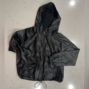 Good American Cropped Windbreaker